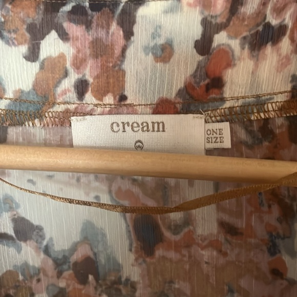 NWOT CREAM Kimono - Picture 5 of 10